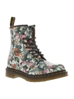 Bottines 1460 Backhand en cuir multicolores à talon plat et à lacets
