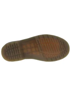 Bottines en cuir marron à talon décroché bas avec des lacets ronds