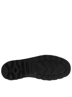 Bottines en cuir marron à talon plat avec des lacets et un zip latéral