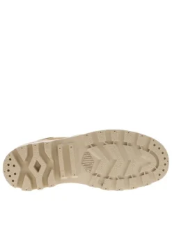 Bottines en cuir nubuck brunes à talon plat avec des lacets et un zip latéral
