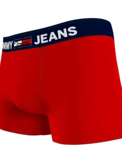 Boxer ajusté en coton rouge