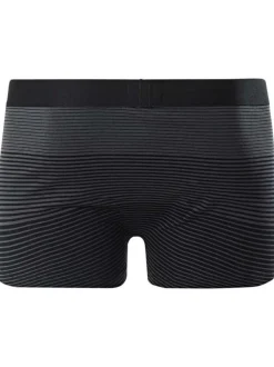 Boxer classique anthracite avec imprimé fantaisie
