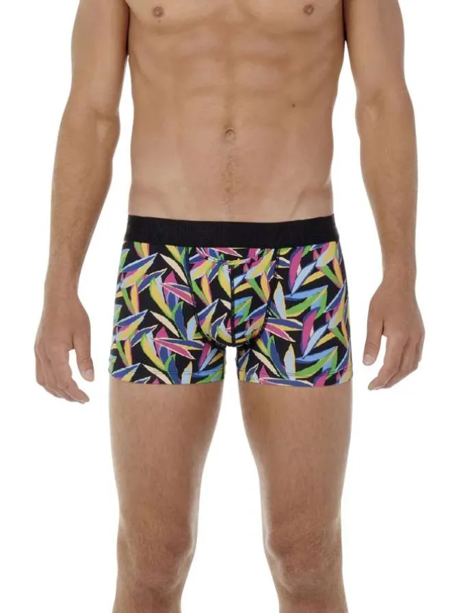 Boxer classique multicolore imprimé avec une coupe près du corps