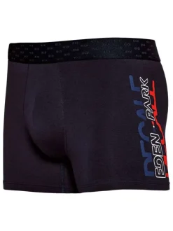 Boxer marine en coton
