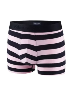 Boxer rayures homme rose