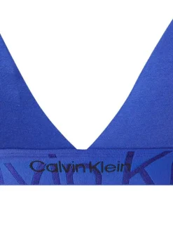 Brassière bleu électrique unie fines bretelles