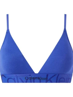 Brassière bleu électrique unie fines bretelles