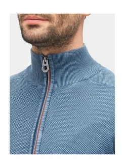 Cardigan homme bleu