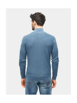 Cardigan homme bleu