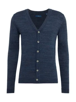 Cardigan homme bleu