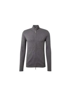 Cardigan homme gris
