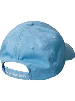 Casquette en coton biologique lavande uni avec fermeture strapback