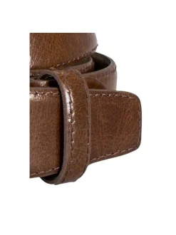 Ceinture en cuir marron