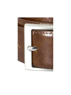 Ceinture en cuir marron