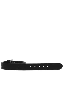 Ceinture noire pour garçon en cuir BULL