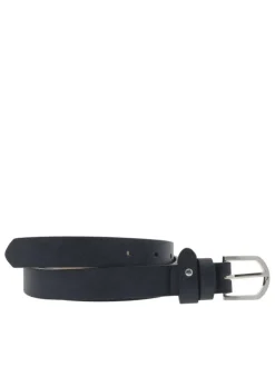 Ceinture OLIVIA noir en bi-matière réversible