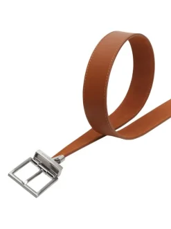 Ceinture camel réversible Hudson en cuir avec boucle ardillon