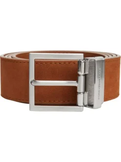 Ceinture camel réversible Hudson en cuir avec boucle ardillon