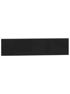 Ceinture en cuir noir uni à boucle monogramme