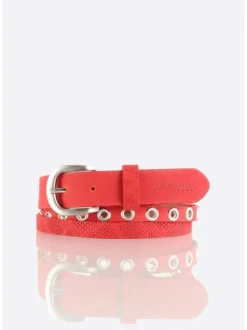 Ceinture femme rouge