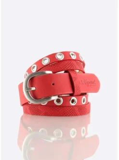 Ceinture femme rouge