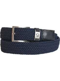 Ceinture marine unie pourvue d'une fermeture par boucle ardillon
