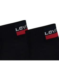Chaussettes basses noires en coton unies