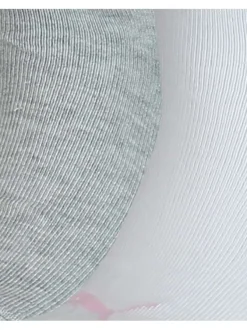 Chaussettes basses roses fantaisie coupe quarter
