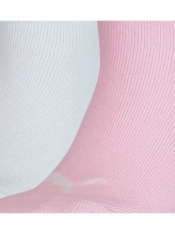 Chaussettes basses roses fantaisie coupe quarter