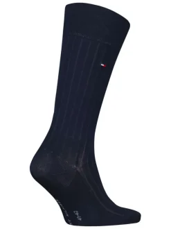 Chaussettes en coton mélangé nuit unies coupe haute