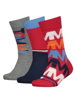 Chaussettes garçon rouge