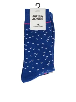 Chaussettes homme bleu