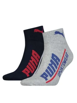 Chaussettes homme gris/noir (X2)