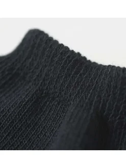 Chaussettes noires unies
