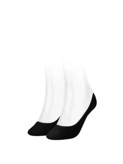 Chaussettes courtes et invisibles couleur noires unies pour femme