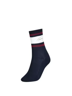 Chaussettes femme bleu