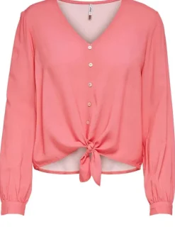 Chemise rose femme coupe ample uni