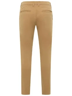 Chino Daytona en coton beige uni à coupe slim avec poches à l'italienne L32