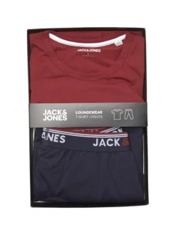 Coffret t-shirt col rond et pantalon en coton Jacmont multicolore