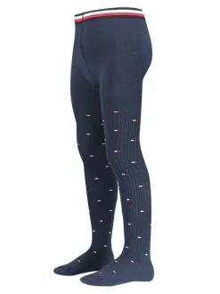 Collants fille bleu