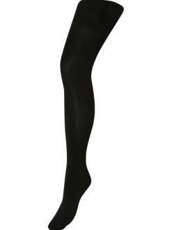 Collants moulants noirs unis avec une taille haute
