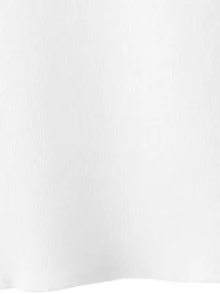 Débardeur blanc uni pourvu d'une coupe droite et d'un col rond