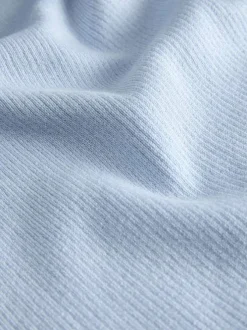 Débardeur bleu uni pourvu d'une coupe ajustée et d'un col carré