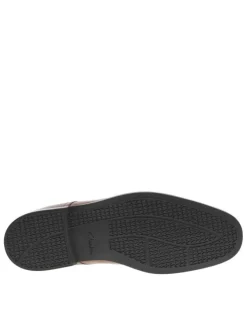 Derbies Howard Walk en cuir cognac à talon plat avec des lacets ronds