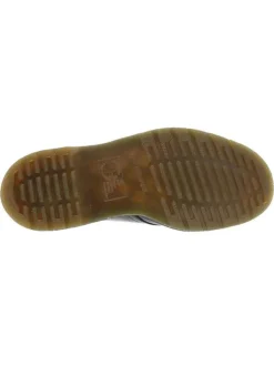 Derbies noires vernies en cuir avec talon plat