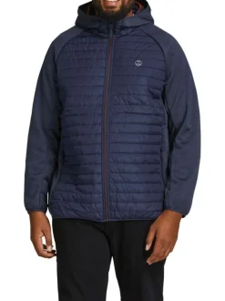Doudoune à capuche Multi Quilted Jacket marine matelassée à coupe droite