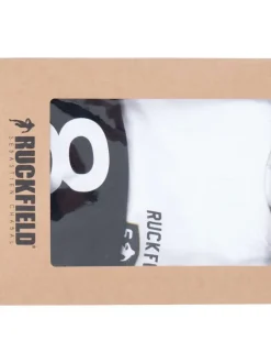 Ensemble pyjama court en coton biologique blanc et noir à coupe fermée, ceinture à lien