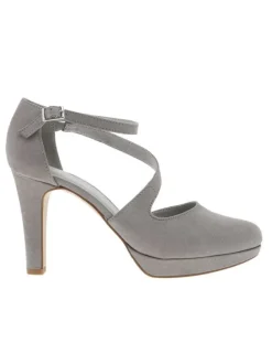 Escarpins femme gris
