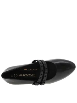 Escarpins noirs avec semelle à talon décroché moyen et brides