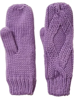 Gants violets unis